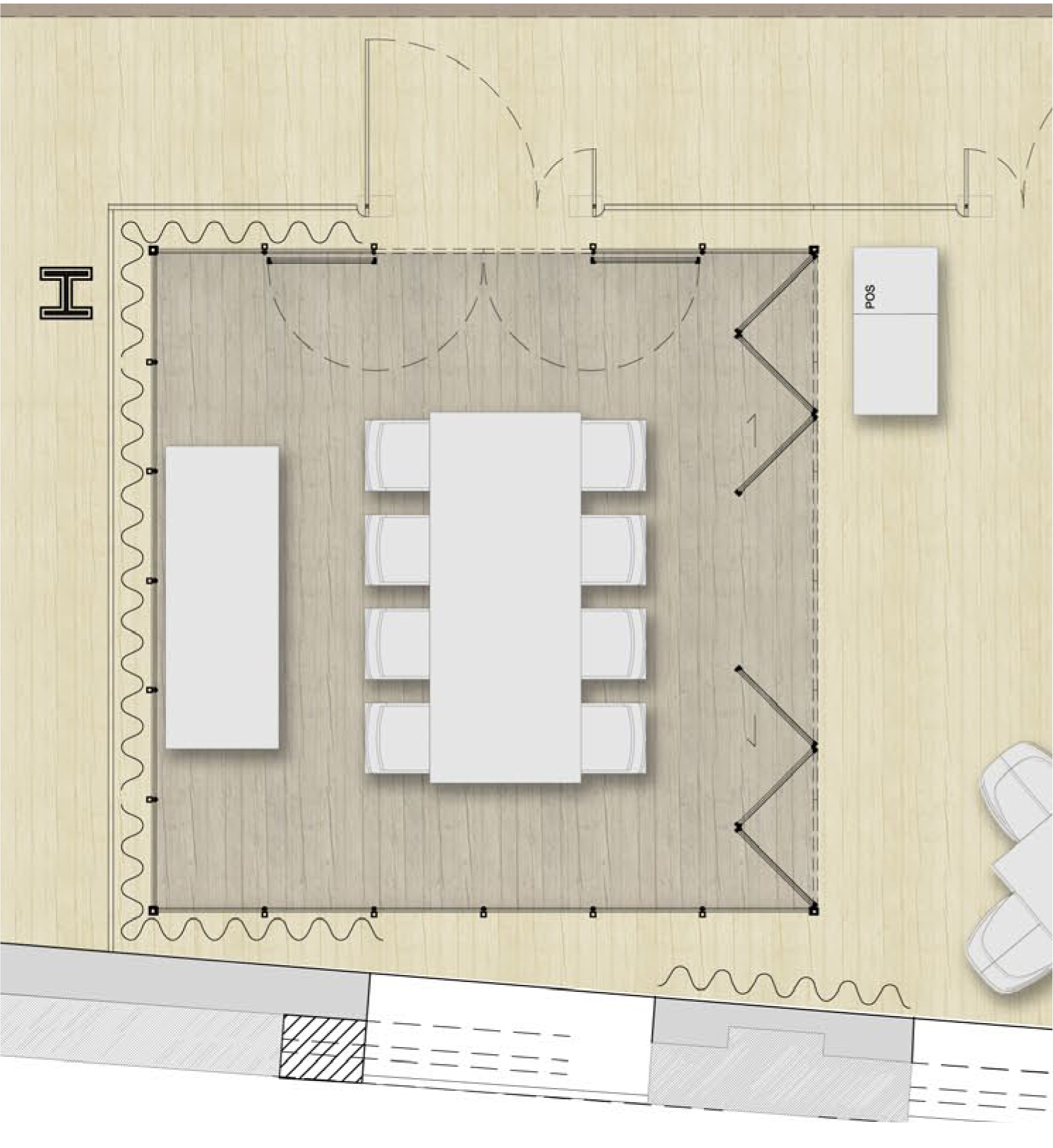 Private Dining Room Plan